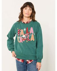 FatFace - Alex Snoopy Christmas Graphic Crew Sweat - Lyst