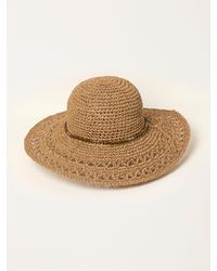 FatFace - Floppy Straw Sun Hat - Lyst