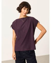 FatFace - Gabby Gathered Shoulder Detail Top - Lyst