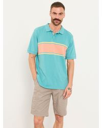 FatFace - Fatface Ashton Chest Stripe Polo Shirt - Lyst