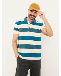 FatFace - Fatface Block Stripe Polo Shirt - Lyst