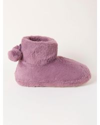 FatFace - Farah Faux Fur Boot Slipper - Lyst