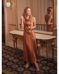 FatFace - Liza Regular Cowl Neck Maxi Dress - Lyst