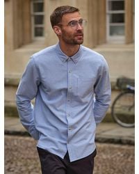 FatFace - Fatface Haddon Long Sleeve Brushed Oxford Shirt - Lyst