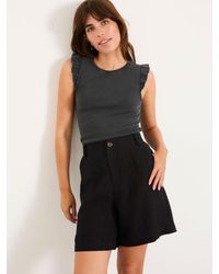 FatFace - Frill Sleeveless Top - Lyst