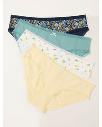 FatFace - 4 Pack Lemon Classic Knickers - Lyst