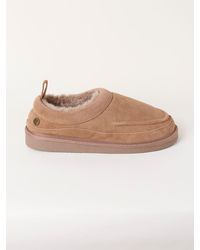 FatFace - Fatface Laura Mink Suede Mule Slipper - Lyst
