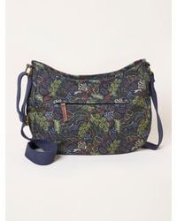 FatFace - Fatface Leaf Floral Canvas Crossbody Bag - Lyst