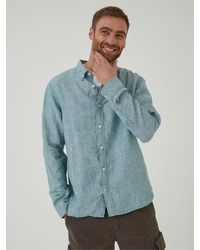 FatFace - Fatface Plain Linen Shirt - Lyst