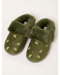 FatFace - Maia Faux Fur Mule Slippers - Lyst