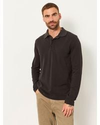 FatFace - Fatface Long Sleeve Pique Polo Shirt - Lyst