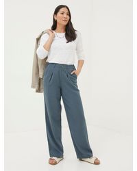 FatFace - Pendeen Linen Blend Trousers - Lyst