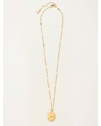 FatFace - Fatface March Birth Flower Necklace - Lyst