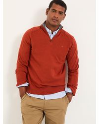 FatFace - Rye Half Zip Neck Knitted Jumper - Lyst