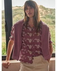 FatFace - Kat 100% Cotton Embroidered Shirt - Lyst