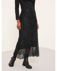 FatFace - Nancy Lace Midi Skirt - Lyst