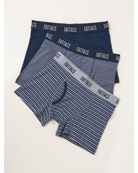 FatFace - 3 Pack Stripe Boxers - Lyst