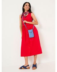 FatFace - Sal 100% Cotton Midi Dress - Lyst