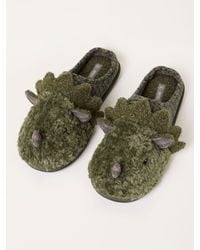 FatFace - Fatface Novelty Dark Dinosaur Mule Slipper - Lyst