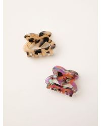 FatFace - Fatface 2 Pack Heart Claw Clips - Lyst