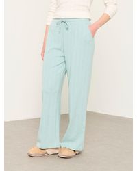 FatFace - Lola Pointelle Wide Leg Trousers - Lyst