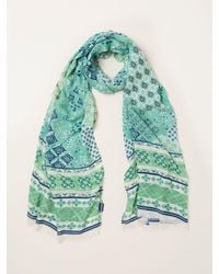 FatFace - Fatface Patchwork Printed Lightweight Scarf - Lyst