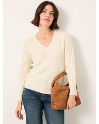 FatFace - Marie Knitted Stitch Jumper - Lyst