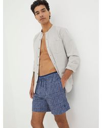 FatFace - Fatface Trevose Tile Print Swim Shorts - Lyst