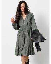 FatFace - Fatface Eden Petite Jacquard Mini Dress - Lyst