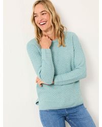 FatFace - Ella Textured Knitted Jumper - Lyst