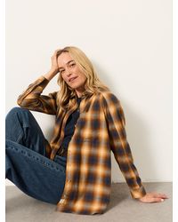 FatFace - Fatface Bessie Petite Check Shirt - Lyst