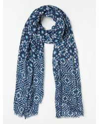 FatFace - Geometric Printed Lightweight Scarf - Lyst