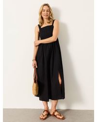 FatFace - Fatface Petite Gili Embroidered Midi Dress - Lyst