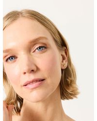 FatFace - Leaf Stud Earrings - Lyst