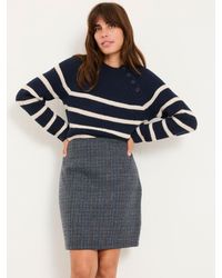 FatFace - Jackie Tweed Wool Skirt - Lyst