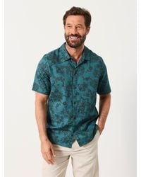 FatFace - Fatface Short Sleeve Large Floral Print Shirt - Lyst