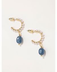 FatFace - Fatface Faux Pearl Stone Earrings - Lyst