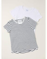 FatFace - Fatface Natalie 2 Pack Plain And Stripe T-Shirts - Lyst