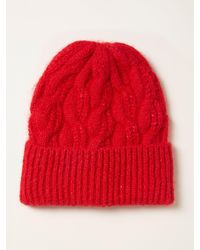 FatFace - Shelter Cable Beanie - Lyst