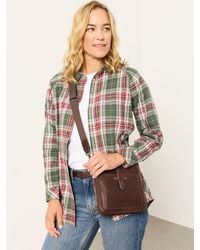 FatFace - Mini Alma Leather Crossbody Bag - Lyst