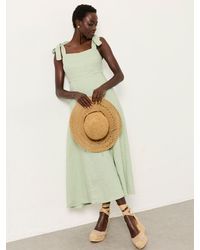 FatFace - Fatface Delphine Regular Linen Midi Dress - Lyst