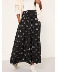 FatFace - Fatface Willow Metallic Midi Skirt - Lyst