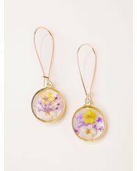 FatFace - Pressed Flower Earrings - Lyst