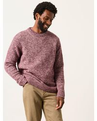 FatFace - Milport Knitted Crew Neck Jumper - Lyst