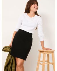 FatFace - Fatface Jess Ponte Mini Skirt - Lyst