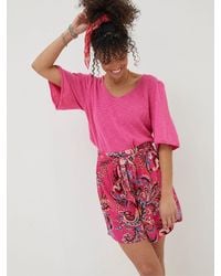 FatFace - Fatface Faye Festival Floral Shorts - Lyst