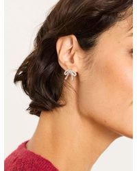 FatFace - Bow Party Earrings - Lyst