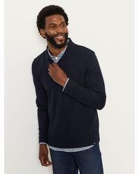 FatFace - Ayr Long Sleeve Ribbed Polo Shirt - Lyst