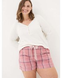 FatFace - Lila Henley Pyjama Top - Lyst