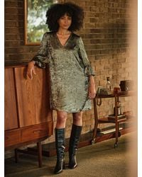 FatFace - Lizzie Metallic Dress - Lyst
